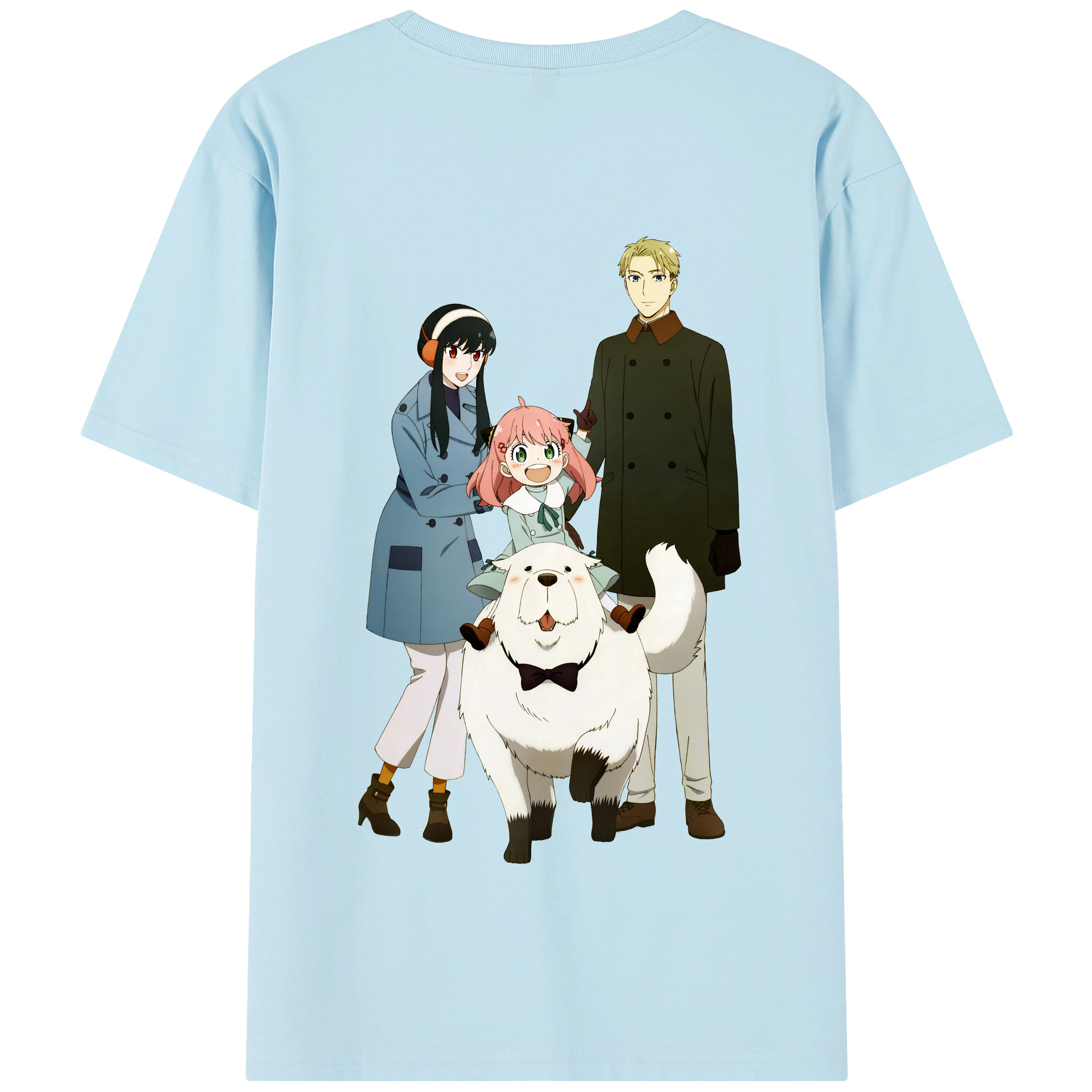 （画像用） SPY×FAMILY间谍家家酒 綿100％半袖Tシャツ（背面プリント）